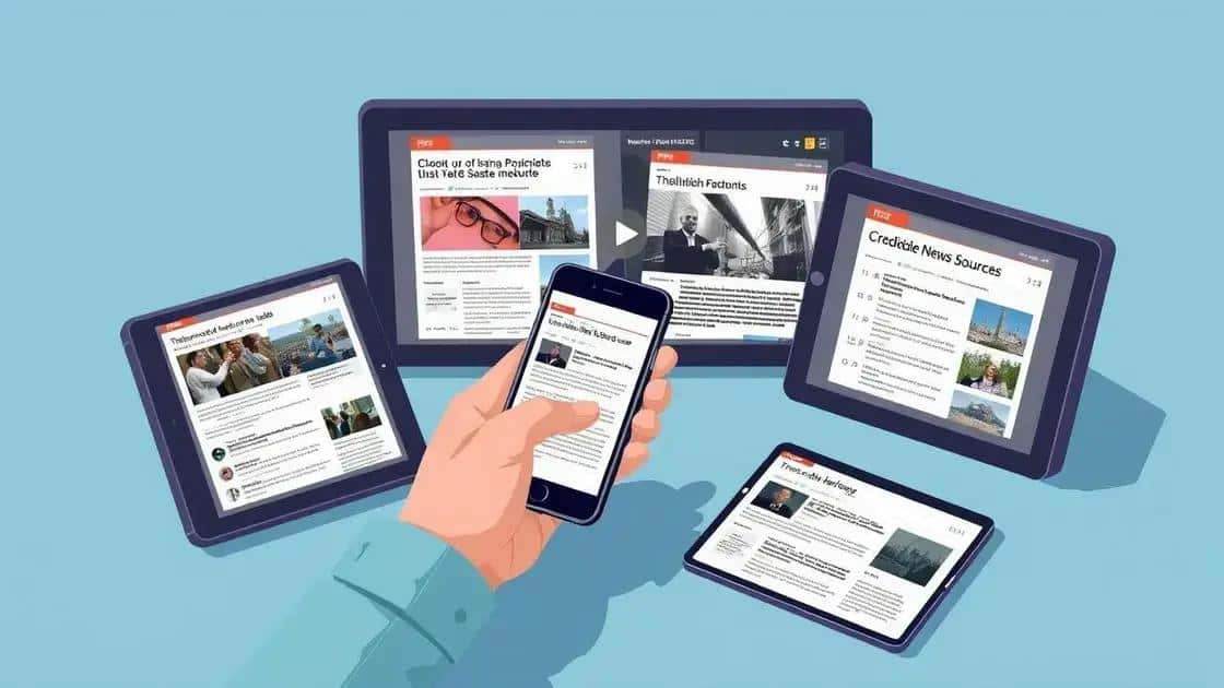 How to find credible breaking news sources