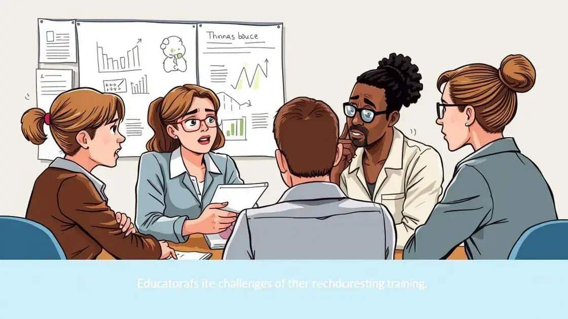 Challenges in implementing training initiatives