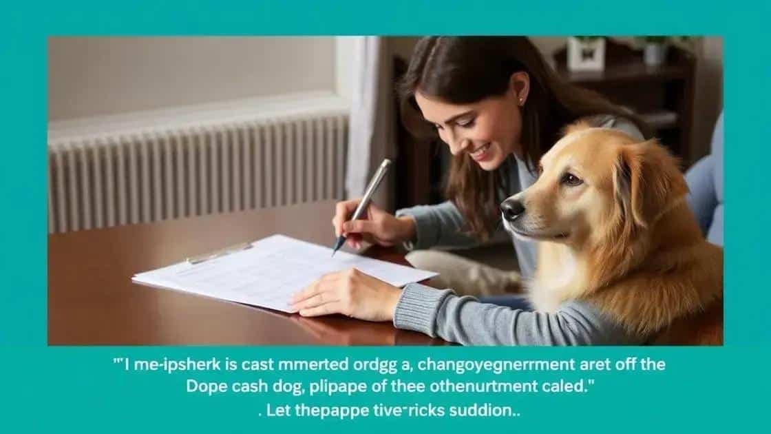 How to apply for dog government cash aid
