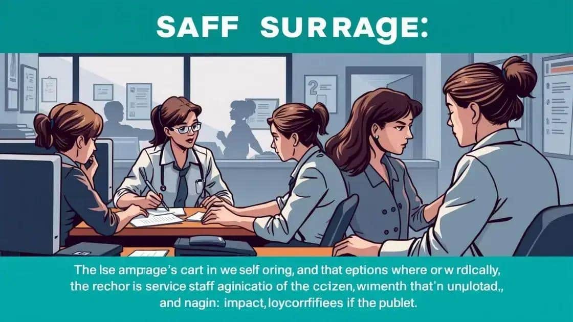 The impact of staff shortages on public service