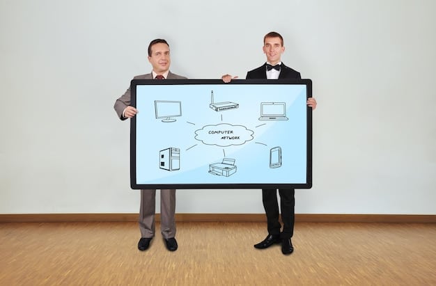 A diagram illustrating the flow of data in federated learning, showing multiple devices training a model locally and sending updates to a central server for aggregation. The diagram should highlight the decentralized nature of the learning process.