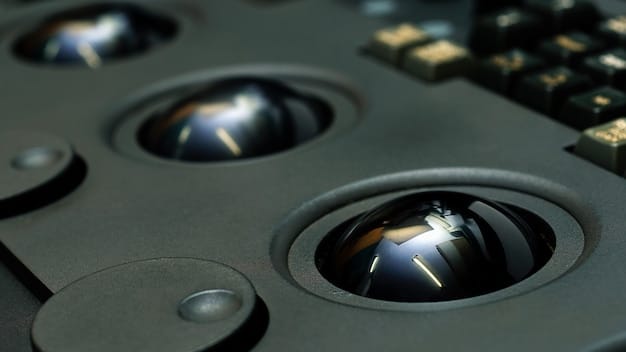 A close-up shot of a car's sensor array, including cameras, radar, and lidar, with a focus on the AI processing unit. The image highlights the complex technology required for autonomous driving and the critical role of AI in interpreting sensor data.
