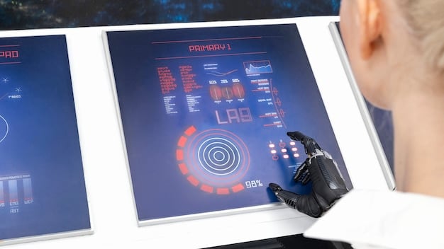 A close-up of a screen showing various performance metrics for an AI model, including precision, recall, F1-score, and AUC, with data visualizations and annotations highlighting key thresholds and areas of concern.