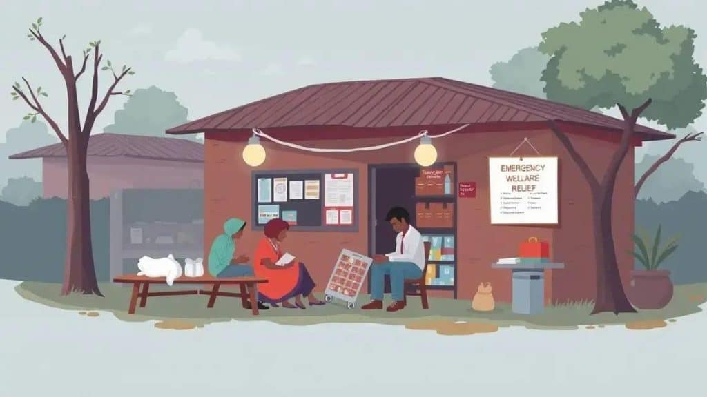 Emergency health benefits for displaced persons