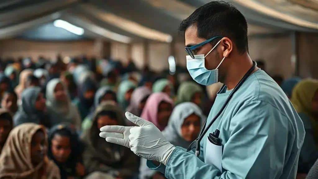 Key health challenges faced by displaced persons