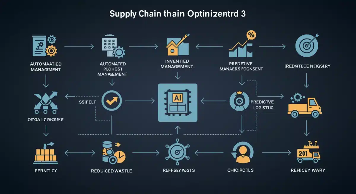 AI-powered supply chain optimization reducing operational expenses