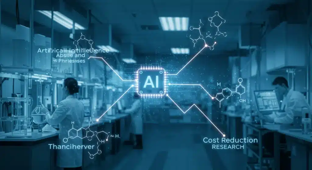AI-Driven Drug Discovery: 30% R&D Cost Reduction for U.S. Pharma by 2025