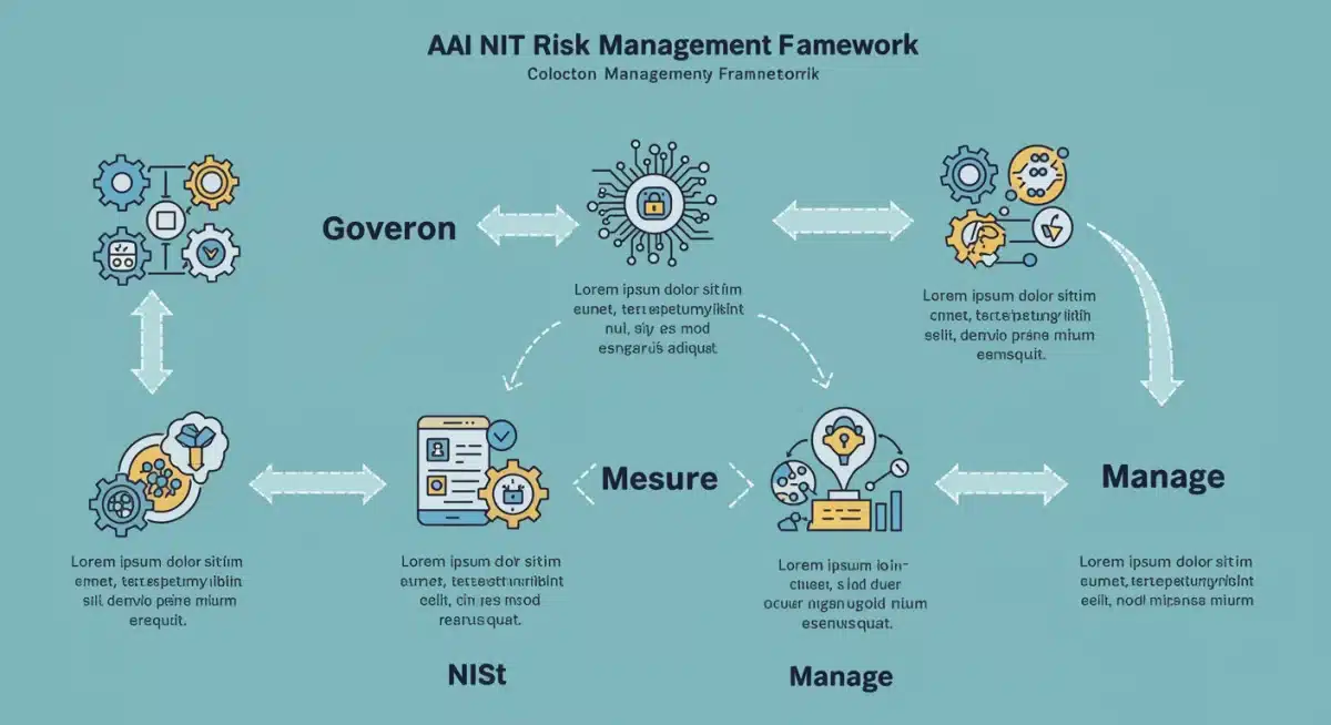 Infographic depicting the NIST AI Risk Management Framework core functions