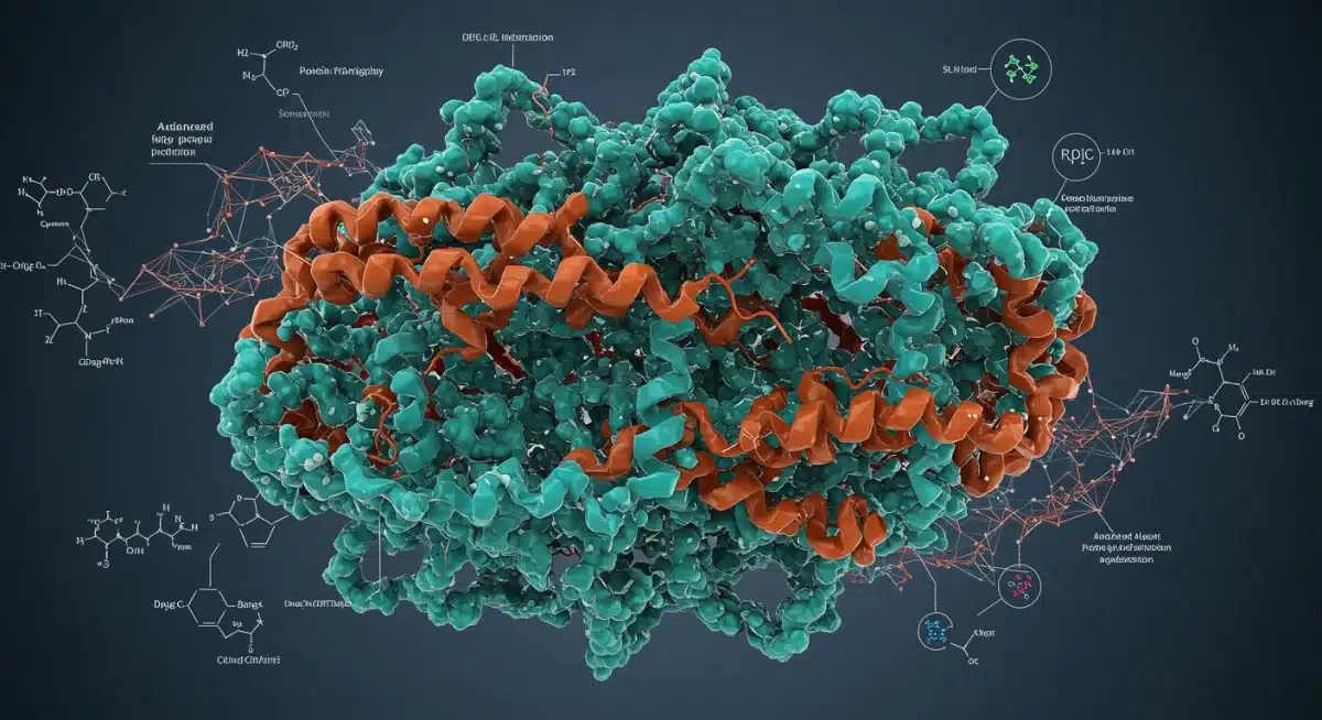 Advanced protein folding prediction and drug-target interaction analysis