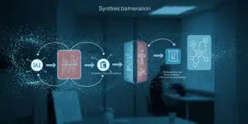 Synthetic data generation process for AI model training