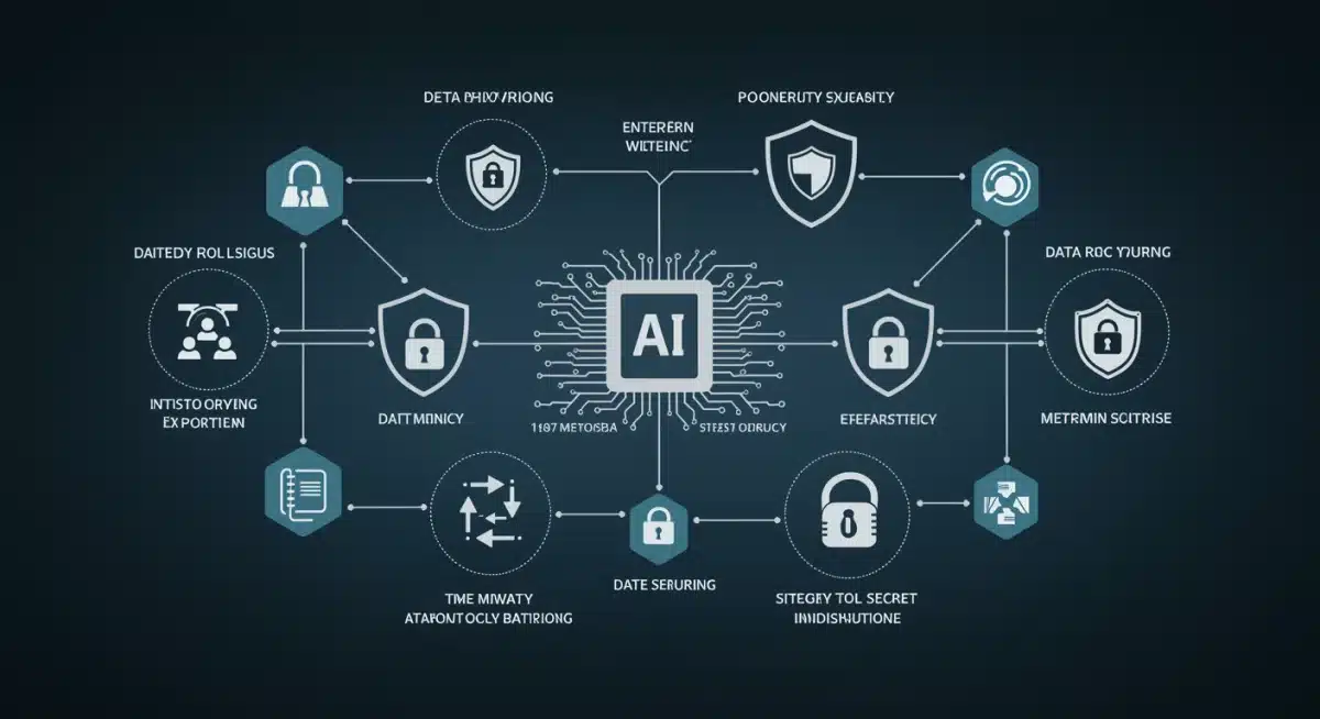 Data privacy and security network for AI compliance