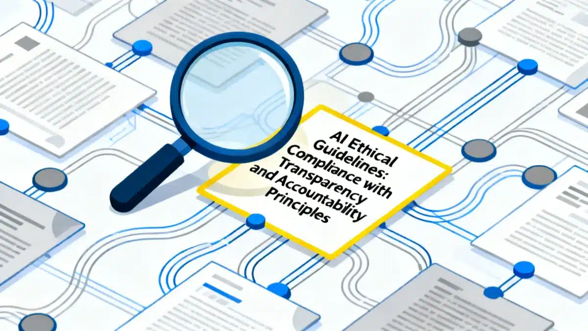 Intricate network of AI regulatory frameworks and compliance guidelines.