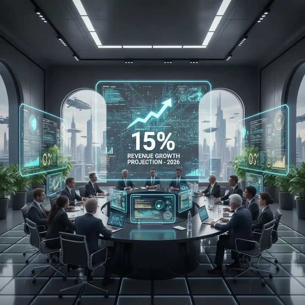 AI Business Applications: Driving 15% Revenue Growth for US Enterprises by 2026